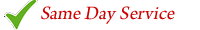 same day service